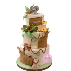 Torta scenografica Safari