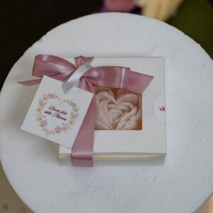 Candela cuore - rosa